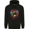 2 Sonnenuntergangs-Fantasy-Drachen Kinder Kinder Kapuzenpullover
