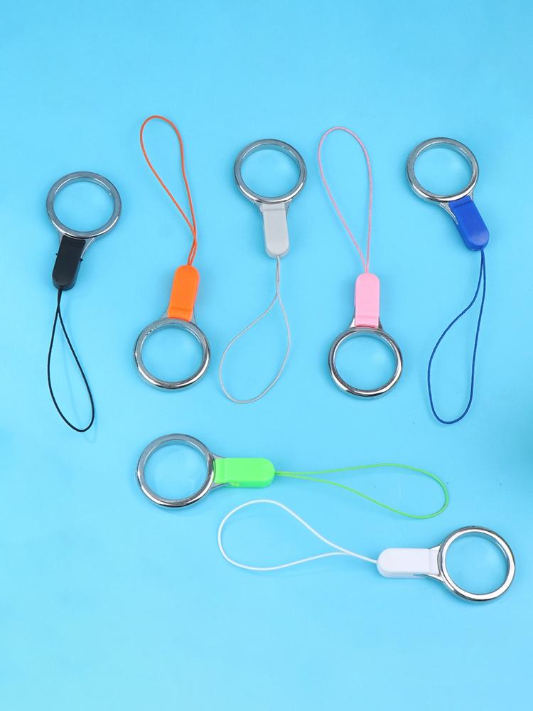 10Pcs Phone Lanyard Keys Phones Ring Straps Keycord Lanyards Finger Rings Keychain Mobile Phone Accessories
