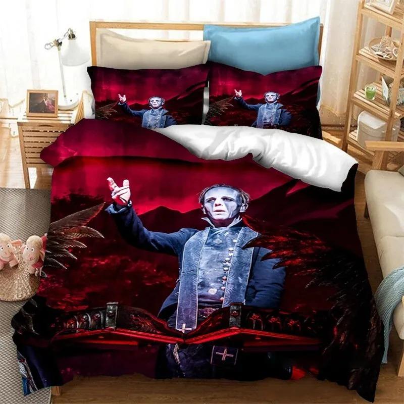 3D Printed Powerwolf Bedding Set Boys Girls Twin Queen Size Duvet Cover Pillowcase Bed Boys Adult Fashion Home Textileextile