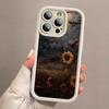 Case For Motorola Moto G22 G24 G84 G53 G14 G60 E13 E22 Edge 50 Pro 40 Neo 60 50 Fusion Shell Sunflower Matte Soft Silicone Cover