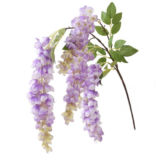 5 Forks Simulated Flower Garland Bright Color Realistic Vines Realistic Wisteria Garland Wedding Bouquet Party Decor