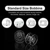 25Pcs Clear Sewing Machine Bobbins Spools Empty Bobbins Spools Plastic Storage Box For Household DIY Sewing Accessories Tools