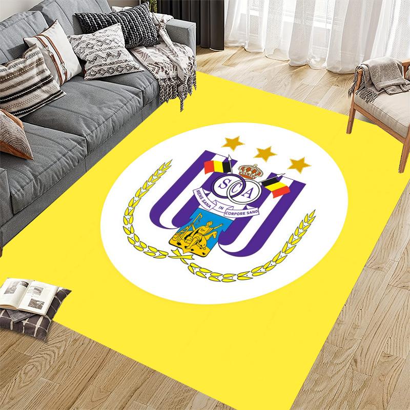 Anderlecht Home Sofa Decoration for Living Room & Bedroom, Non‑Slip Play Flannel Floor Mat for Game Room