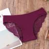 Frauen Sexy Spitze Höschen Nahtlose Baumwolle Atmungsaktive Slips Mädchen Transparente Unterhose Plus Größe Marke Unterwäsche