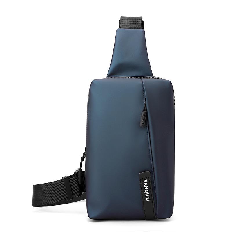

1pcs Men s Chest Bag Water-Resistant Crossbody Bag Stylish Business Casual Single Shoulder Bag Sling Bag for Daily & Work Use синий