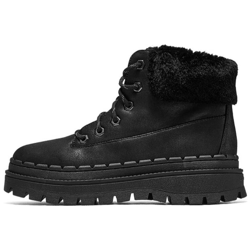 Skechers Modern Comfort Warm Durable Comfortable Versatile Short Snow Boots Women boots Black 169032-BBK 35