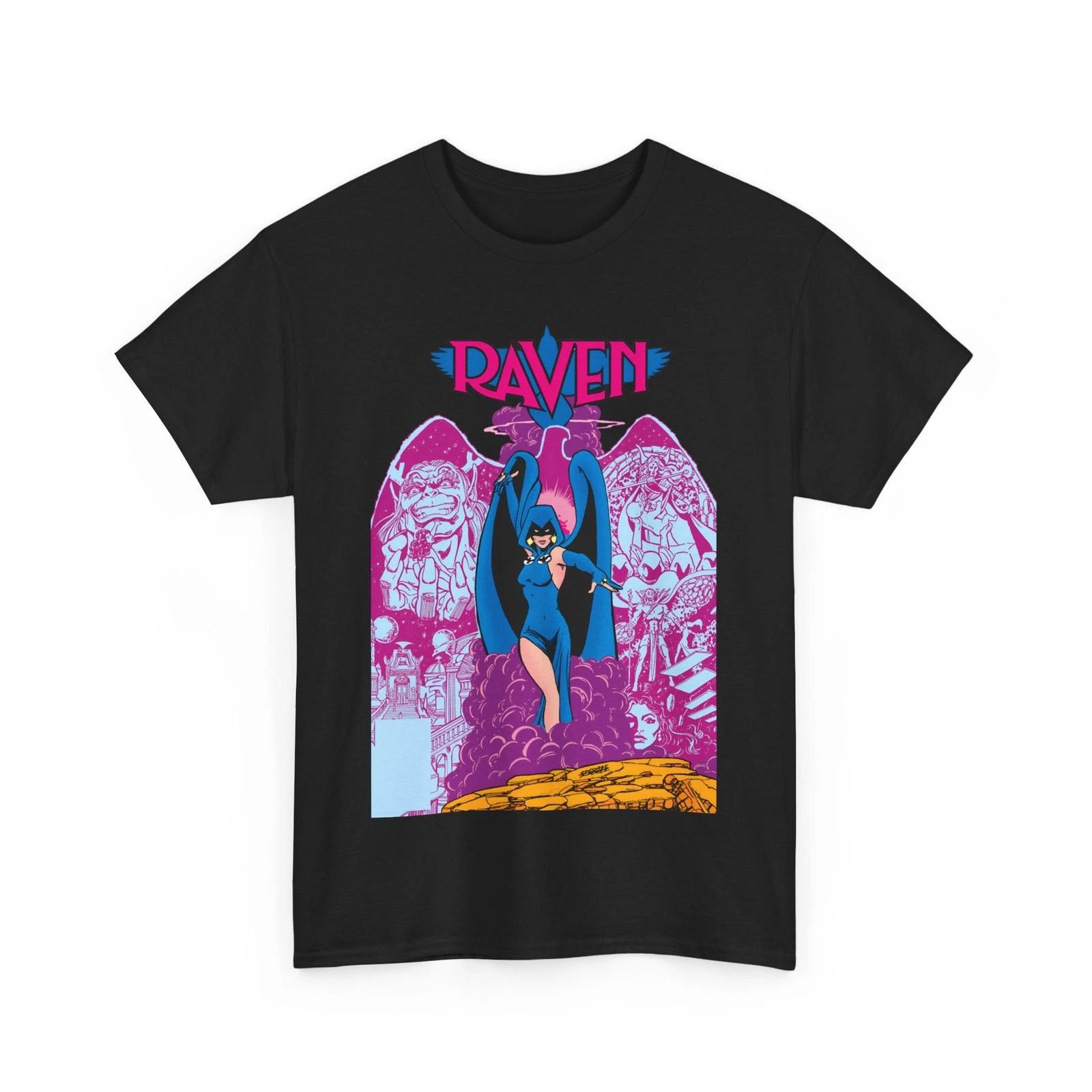 Raven T-Shirt - George Perez Art - New Teen Titans - Trigon - DC Comics XL