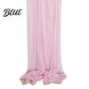 Soft Table Runner Sheer Flowing Runner Chiffon Wedding Elegant Solid Color High Quality