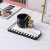 Set de cești și farfurii de cafea ceramice Piano Melody