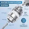 20 Stages High Output Shower Water Filter To Remove Chlorine Fluoride Heavy Metals Filtered Soften Hard Water for Shower Head