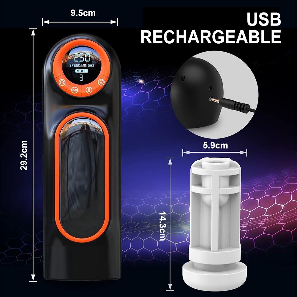 Męski Teleskopowy Ssący Wibracyjny Kubek Masturbacyjny Pompka do Penisa Trener Masturbacja Waginy Prawdziwa Maszyna do Blowjob Zabaweki Seksualne dla Mężczyzn