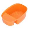 Sink Drain Basket Household Saddle Shaped Mesh Strainer for Kitchen Waste Vegetable FruitsOrange