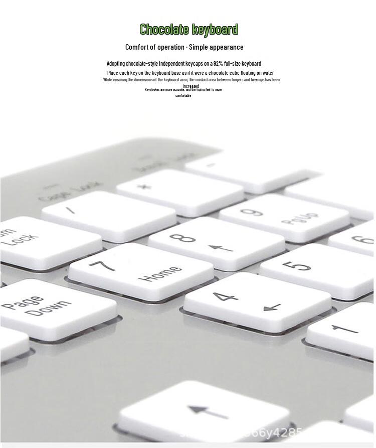KB1430 Wired Silent Keyboard & Mouse Set - Ultra-Thin Design for Office & Laptop Use