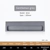 Modern Minimalist Recessed Aluminum Alloy Furniture Handle Embedded Pull for Cabinet Drawer Wardrobe