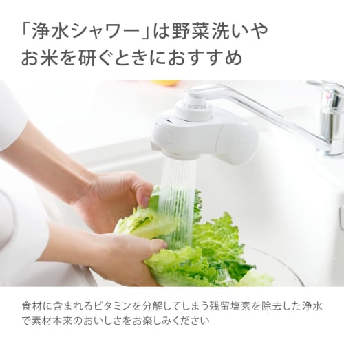 Takagi Water Purifier, Faucet-Mounted, PFOS & PFOA Removal, Made In Japan, 6 Substances Removal, Safe, Compact, Minimalist, Simple, Natural Design, Ch