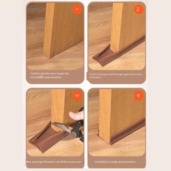 1M Bottom Dust Sealing Strip Under-Door Door Blocking Windproof Door Stopper