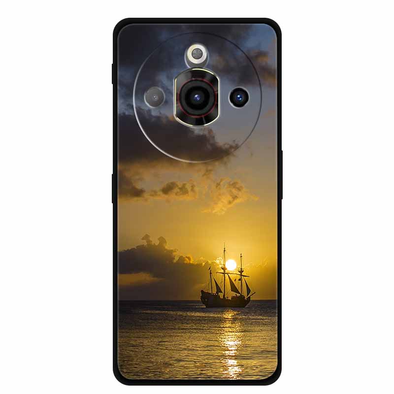 For NUBIA Focus Pro 5G Case Original Soft Silicone TPU Phone Cases Back Cover For NUBIAFocus Pro Fashion Planet Protective Coque