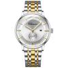 CHENXI Fashionable Men's Business Quartz Watch Stainless Steel Band Calendar Water-Resistant Men's Wristwatch Reloj Hombre