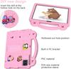10.1-Inch Tablet EVA Drop Protection Case with Support Handle and Shoulder Strap Pink for ONN 10.1 4nd Gen 2024