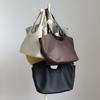 Large Capacity Woven Tote Bag Women Soft Structured Shoulder Urban Minimalist Style Multiple Colors