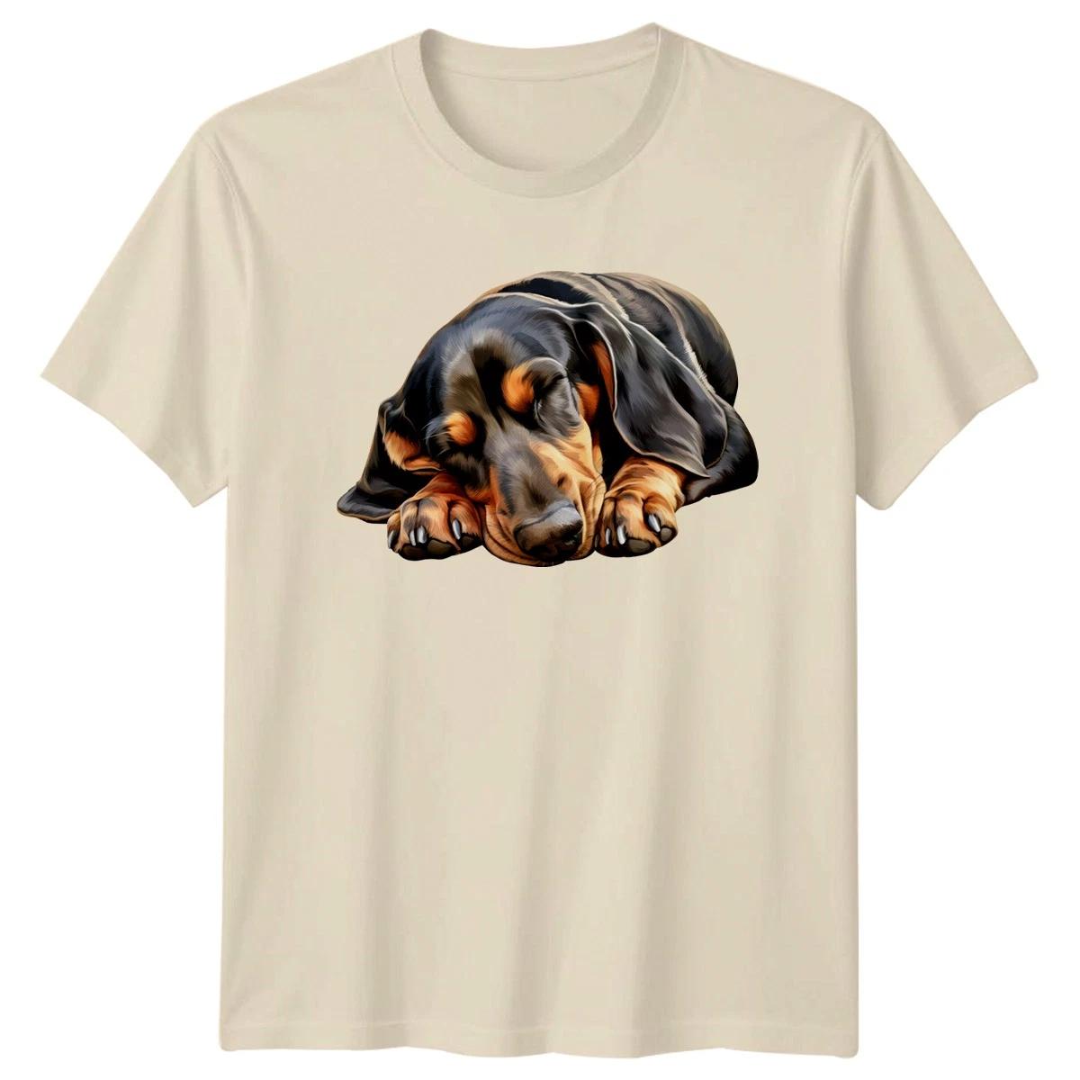 Sleeping Dog Dogs Animals Mens T-Shirt Womens Tee Graphic Unisex Top XXXXL