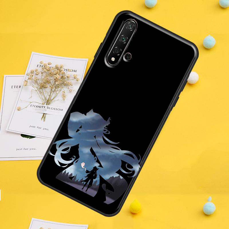 Hu Tao Genshin Impact Cartoon For Huawei Nova Y70 Y91 Y90 Y60 Y72 Y61 9 10 SE 12i 12s 11i 5T P60 Pro P20 P30 P40 Lite Case
