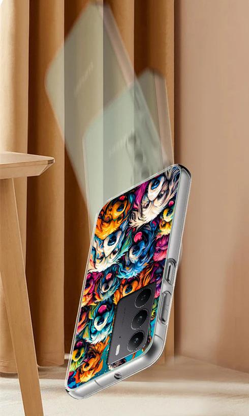 Etui Do Realme C75 / 14X 5G Obudowa Foto Case Plecki Psy + Szkło 9H