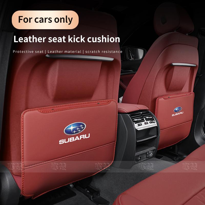 For Subaru Outback Brz Wrx Xv Ascent Forester Impreza Legacy Car Seat Back Storage Bag  Backrest Anti-kick Pad Auto Accessories X555