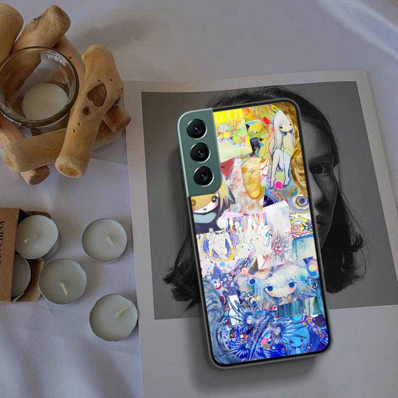 K-KikuoS Art Cute Phone Case Samsung A14 A24 A34 A54 A03S A04S A13 A23 A33 A53 A73 A70 A50S A30 A40 A71 A51 A41 A31 A20E A21 A20