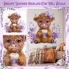 Cow Wall Stickers - Self Adhesive Wall Decals for Living Room Bedroom Decor