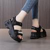 Water Diamond Sandals Korean Version Women's 2025 Summer New Fashionable, Lightweight and Soft-soled Beach Women's Shoes