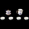 Auratic Mr. Porcelain Four Seas Rising Peace 9-Piece Tea Set