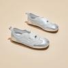 Fashion AIYUQI Women's Sneakers Casual  Ballet Shoes Women Flat Genuine Leather Large-Size Elasticated Female Virtue Training Shoes