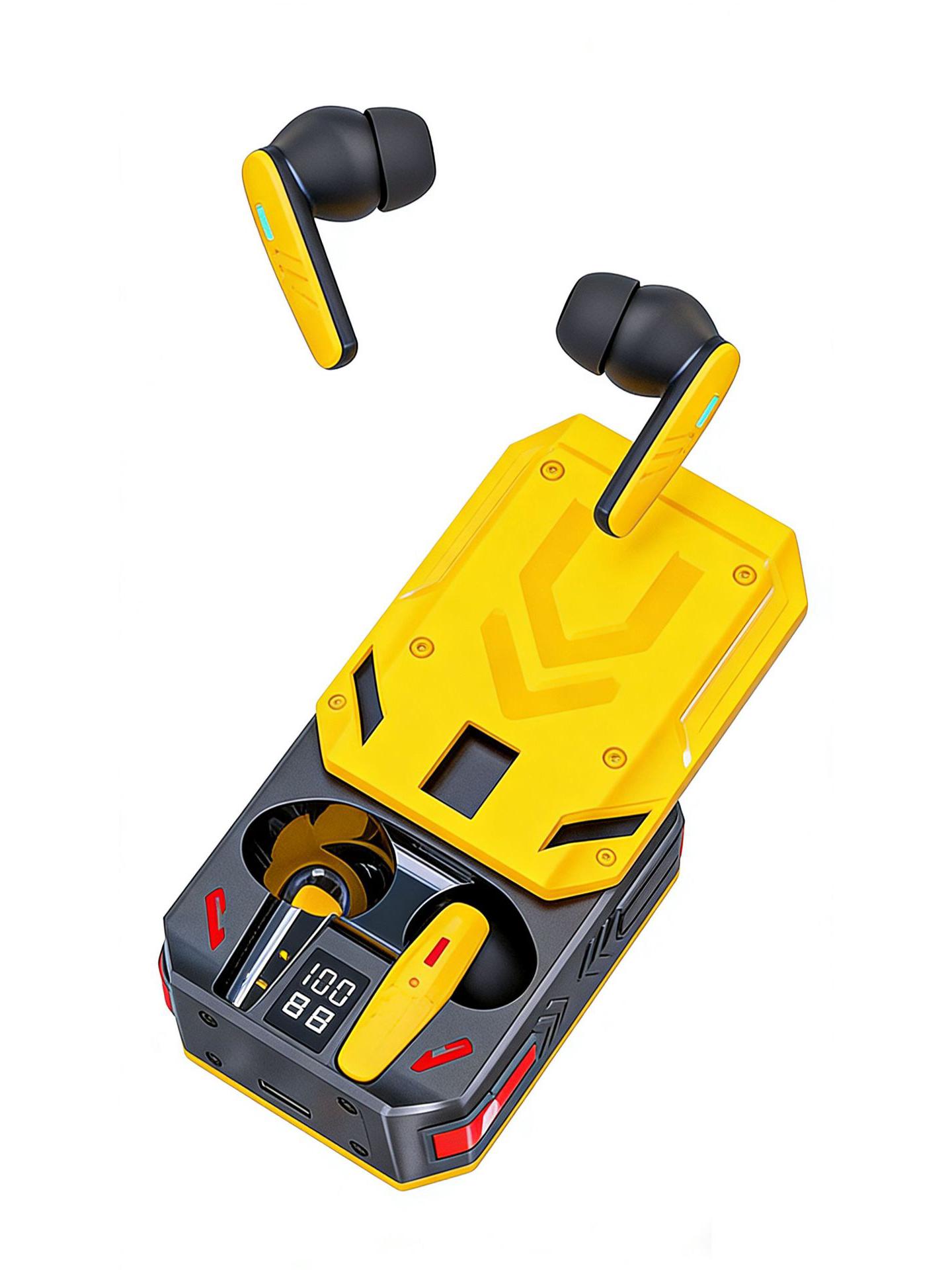 

GQ-28 Mecha Game Bluetooth Earbuds: Low Latency, TWS, In-Ear, Ultra-Long Music & Call Duration.