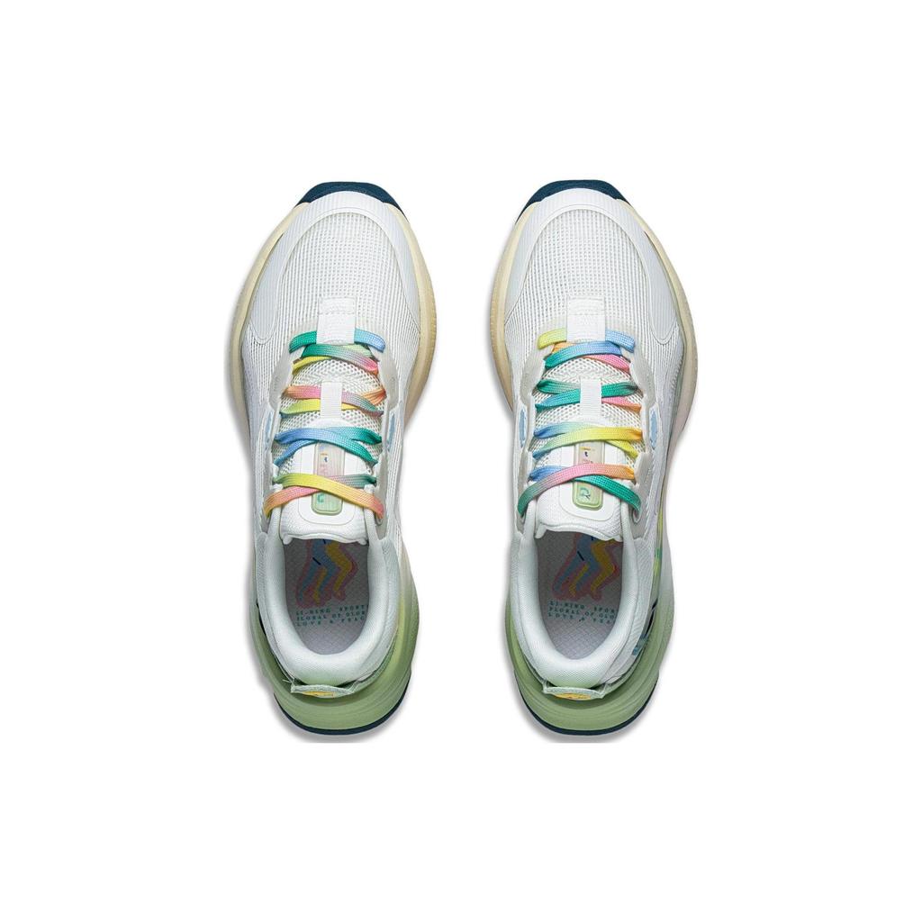 Li Ning Soft Cushioning Low top Casual Shoes Women's Gray Green AGLT052-8