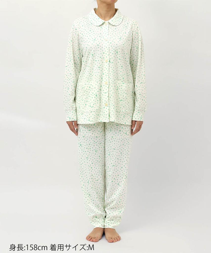 Wacoal RELAX SLEEP Relax Tsumori Chisato Long Sleeves and Cotton Tsumori Chisato SLEEP ME Size M & (Wacoal & Sleep) Pajamas, Pants, 100% (Product