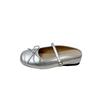 Fashion Summer Women Cover Toe Mules Slippers Fashion Butterfly-knot Slide Ladies Elegant Dress Slip On Shoes