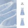 Semir Women's Floral Lace Jacquard Slip Dress