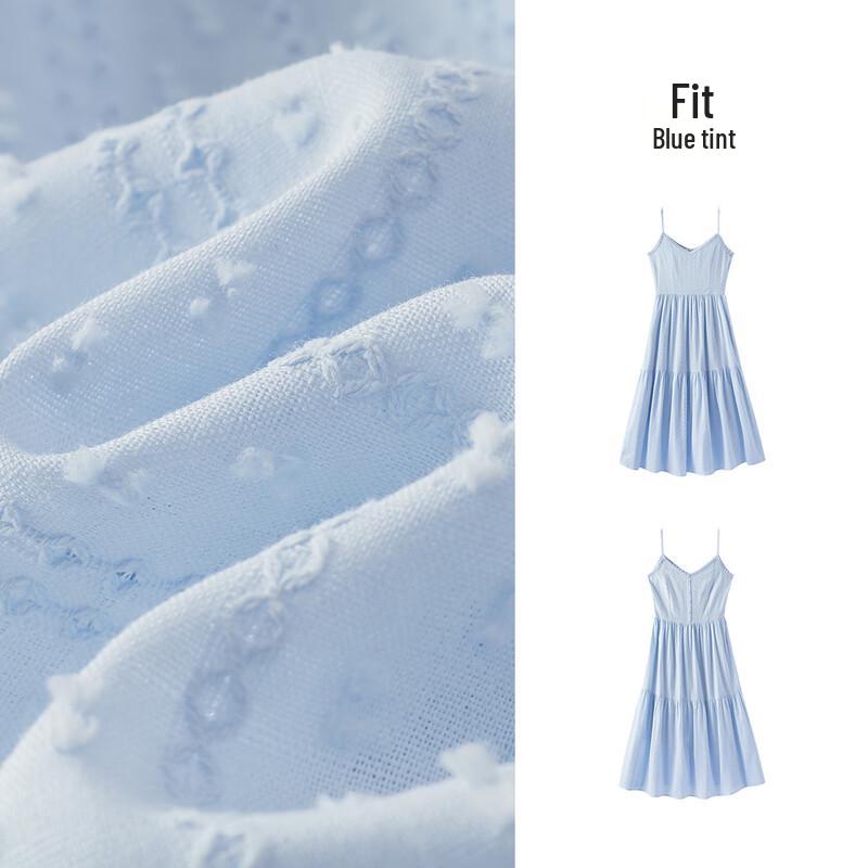 Semir Women's Floral Lace Jacquard Slip Dress