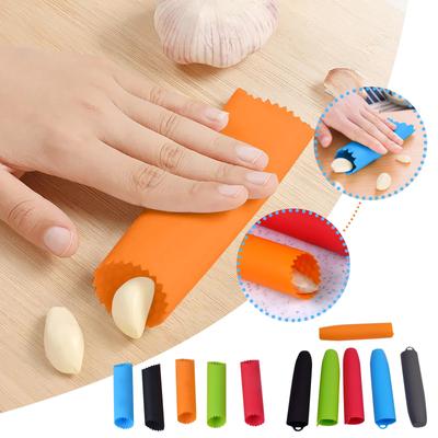 Silicone Garlic Peeler Garlic Peeler Peeling Roller Holder Easy And Quick Peeling Garlic Cloves Manual Press-type Garlic Peeling Tool