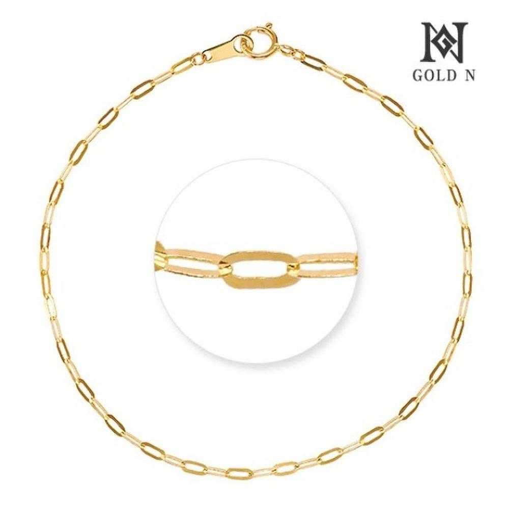 [Gold N] 14K Mini Clip Chain Bracelet