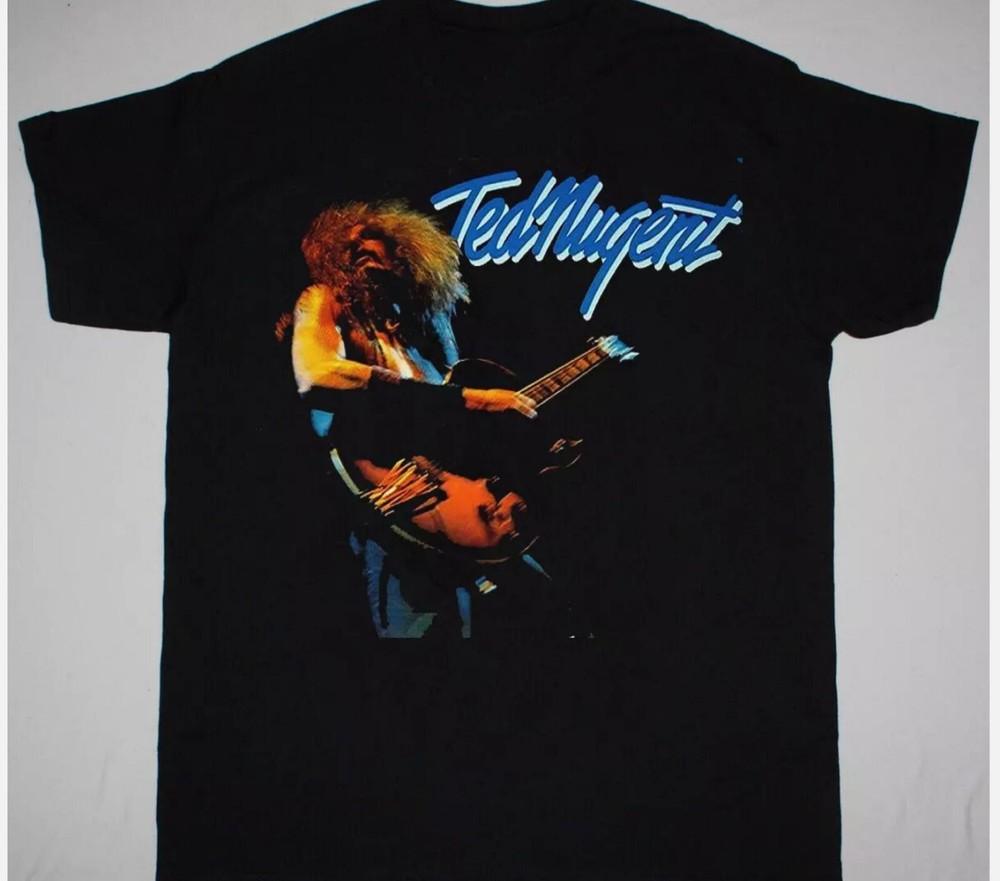 Ted Nugent - Ted Nugent Tee Short Sleeve Black All Size Shirt Unisex T-Shirt M