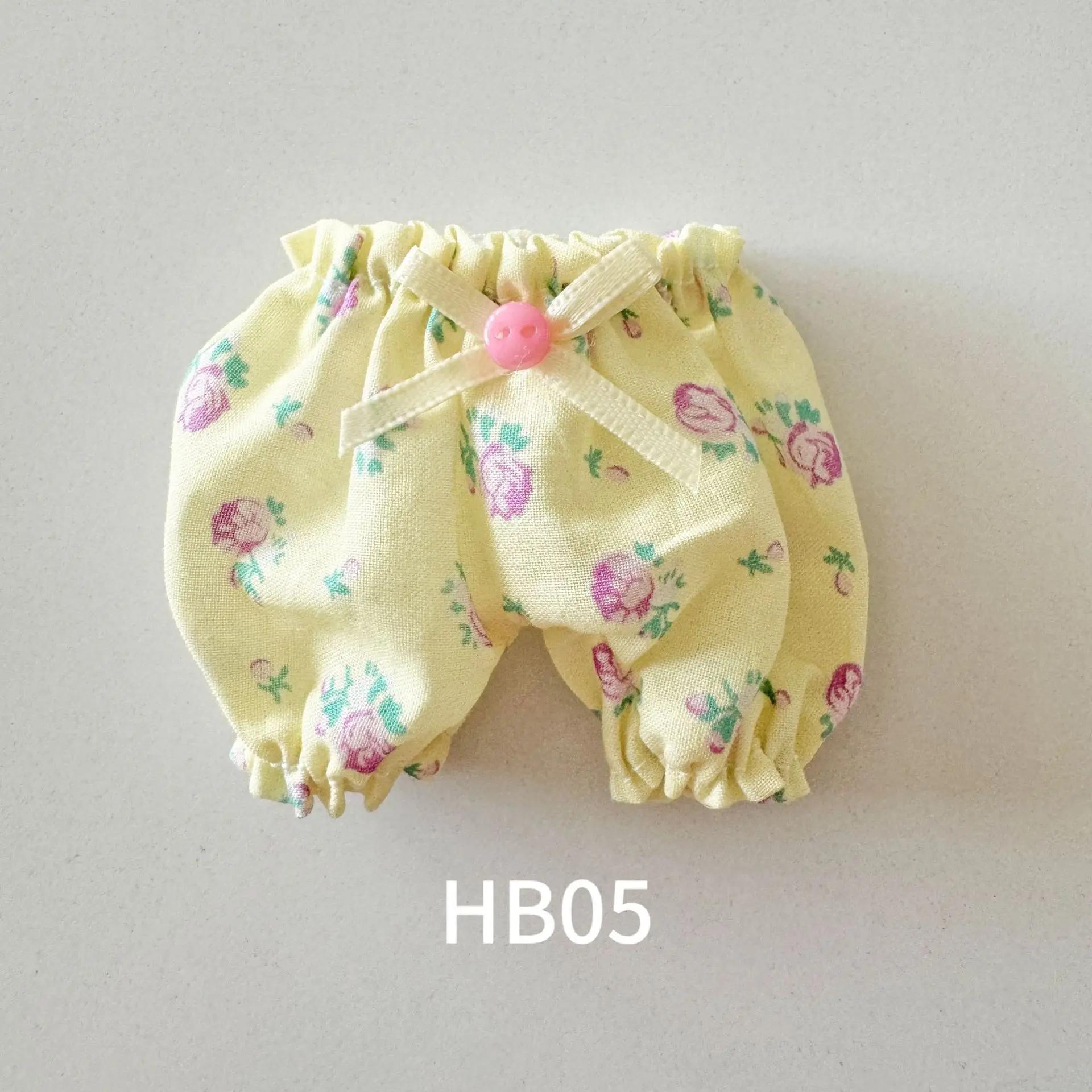 

Kawaii шерстяные куклы одежда мини-идол хлопковые кукольные шорты 10-15 см куклы сменная одежда проволочная полоска палка штаны своими руками аксессуары подарки