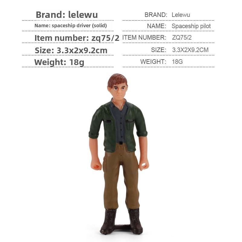 Simulated Diver Veterinarian Farmer Worker Postal Worker Toy Model Ornament For Collectors And Play