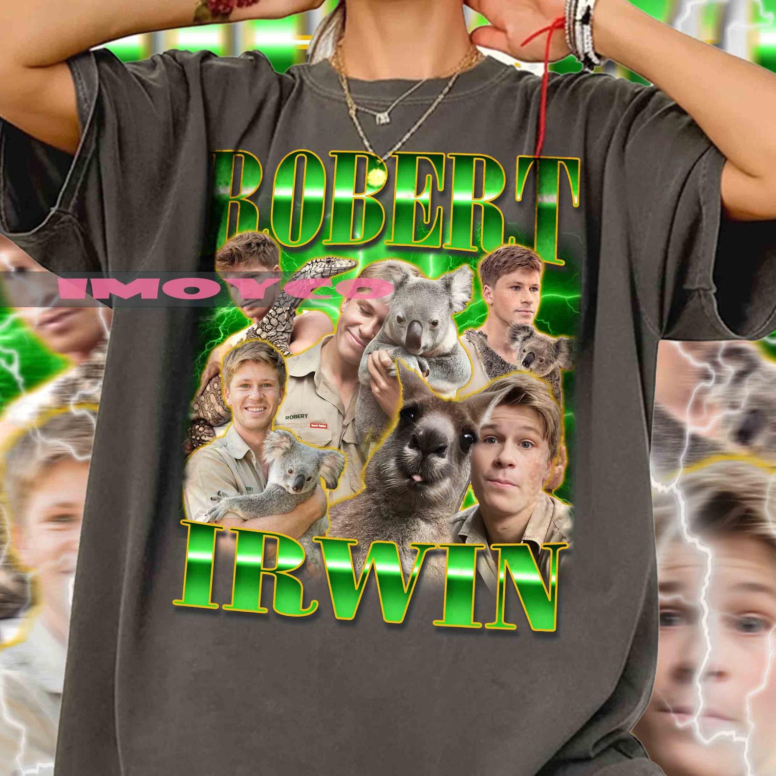Vintage Robert Irwin Comfort Colors T-Shirt, 90s Bootleg Style XL