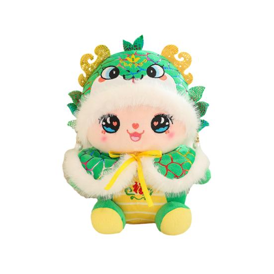 

Мила плюшева змія 2025 рік Мультяшна лялька-змія Китайський Новий рік S ціан