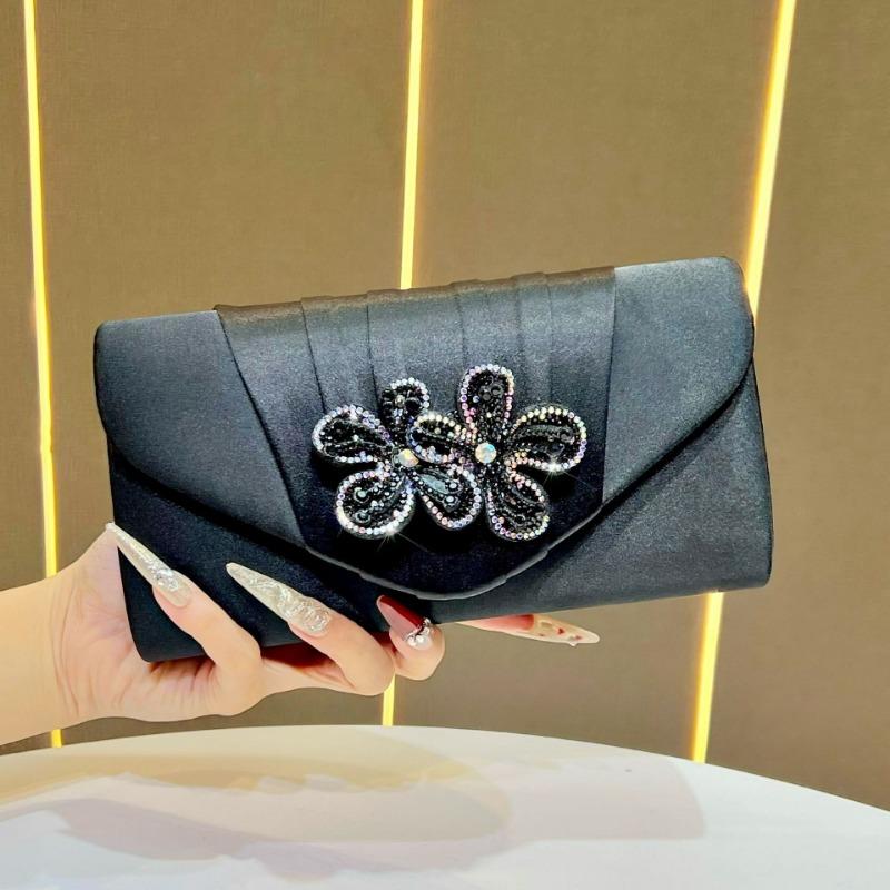 Abendtasche, Single-Shoulder Crossbody-Tasche für Society-Damen, Modische Party-Damen-Clutch