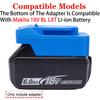 Battery Adapter For Aldi Ferrex 20V Li-ion Tool To Makita 18V LXT Li-ion Battery Adapter Converter Power Tool Accessory