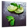 PANEL SZKLANY DO KUCHNI 60x65 Limonka