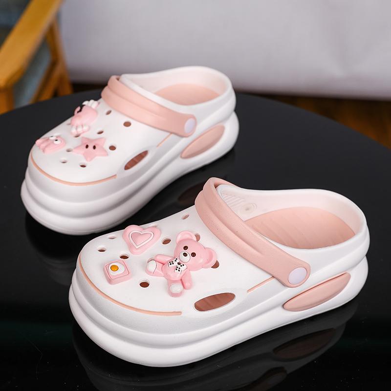 Latest Design Women'S Stylish Outside Soft-Soled Anti-Skid Toe Cap Outer Wear Beach Sandal Shoes And Slide Shoes